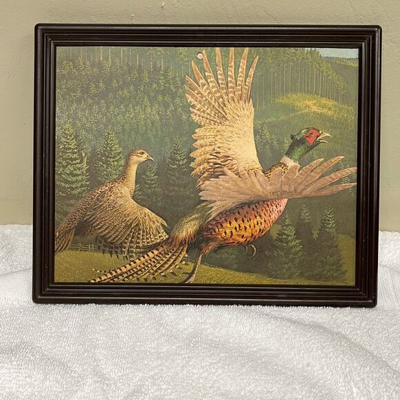 Midcentury 8 x 12 Stan Galli Pheasants print Kit-chi Japan. - Picture 1 of 5